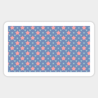 Adana | Pink and Blue Stars Pattern Sticker